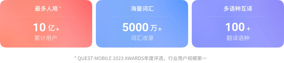 扫描二维码完成有道翻译下载APP